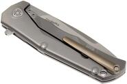 Lionsteel Folding knife M390 blade, Titanium handle BRONZE Acc. IKBS wood KIT box TRE BR - KNIFESTOCK