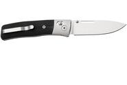 LionSteel NINI Folding knife M390 satin blade, Ti BOLSTER, BLACK G10 handle NN2 GBK - KNIFESTOCK