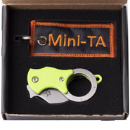 FOX MINI-TA KOKOONTAITTUVA VEITSI VIHREÄ NYLON HDL-1.4116 RUOSTUMATON TERÄS SANDBLASTED BLD - KNIFESTOCK