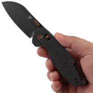 Kansept Model 6 Blackwash CPM S35VN,Shred CF K1022V1 - KNIFESTOCK