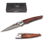 CJH One-Hand Knife, 71-Ply Damascus - KNIFESTOCK