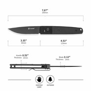 Knife Ganzo G721B-BK - KNIFESTOCK