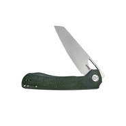 Cubey Elang Liner Lock Folding Knife Green Micarta Handle Ku365e - KNIFESTOCK