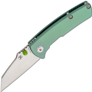 Kansept Little Main Street Stonewashed CPM-S35VN Green Anodized Titanium K2015A4 - KNIFESTOCK