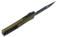 Microtech COMBAT TROODON GEN III INTERCEPTOR BLACK STANDARD OD GREEN SIGNATURE SERIES - KNIFESTOCK