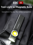 KLARUS Magnetic Flashlight, EDC Tool Light E5 - KNIFESTOCK