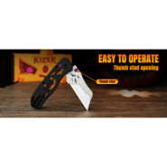 Kizer Uti BEAR 1 50Cr15MoV G10 V3619JHW1 - KNIFESTOCK