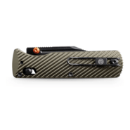 Vosteed Vombat M390 Black Stonewash Aluminum Olive Green A4102 - KNIFESTOCK