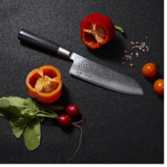 Dellinger Japan Utility Knife 120mm Suncraft Senzo Classic Damascus VG10 - KNIFESTOCK