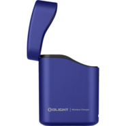 Olight Baton 4 Premium Edition Flashlight with Wireless Charging Case (Regal blue, 1300 Lumens) - KNIFESTOCK