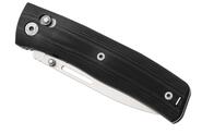 LionSteel NINI Folding knife M390 satin blade, full BLACK G10 handle NN1 GBK - KNIFESTOCK