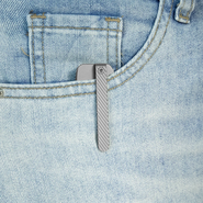 KB Zephyr Silver Beadblast M390 Grey Integral Ti KB470A - KNIFESTOCK