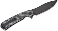 Petrified Fish PFE14 Rogue Black Stonewashed 154CM White Gmascus G10 PFE14WDMW - KNIFESTOCK