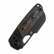 Kansept Nahual Mirror DLC  Magnacut,Blackwash Ti, Purple Haze Fatcarbon K2125V1 - KNIFESTOCK