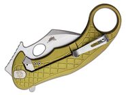 Lionsteel Folding knife STONE WASHED MagnaCut blade, GREEN aluminum handle LE1 A GS - KNIFESTOCK