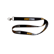 KNFS Šnúrka na krk, 20 mm s karabínkou - KNIFESTOCK