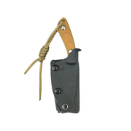 Kubey Bloom Fixed Blade Knife Ultem w/ Diagonal Milling Handle 2.60&quot; Beadblast 14C28N Blade KU411C - KNIFESTOCK