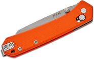 MKM YIPPER – MAGNACUT SATIN bld - ORANGE G10 hdl, CROSS BAR LOCK MK YP-GOR - KNIFESTOCK