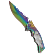 CJH One-Hand Knife, Rainbow - KNIFESTOCK