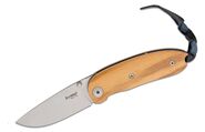 Lionsteel MINI full Olive wood handle, D2 blade, with sheath 8210 UL - KNIFESTOCK