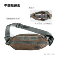 Magforce City Traveler Waistpack S- 500D W/P Black #A3312B02 - KNIFESTOCK