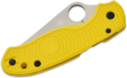 Spyderco PARA 3 SALT YELLOW LIGHTWEIGHT CPM MAGNACUT SPYDEREDGE - KNIFESTOCK