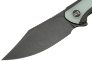 We Knife Snick Black Titanium Handle With Natural G10 Inlay WE19022F-4 - KNIFESTOCK