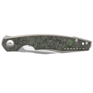 Viper BELONE Satin M390, titanium Dark Green Matter Carbon Fiber V5970TIFCV - KNIFESTOCK
