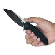 KUBEY Flash Liner Lock Flipper Cuțit Pliabil Mâner Negru G10 KU158C - KNIFESTOCK
