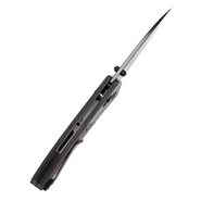 Kansept Dako Mirror DLC CPM S35VN  Blackwash Titanium, Fatcarbon Crosbar lock K1101V3  - KNIFESTOCK