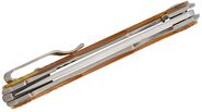MKM ECLIPSE – MAGNACUT SATIN bld - Ti FRAME, ULTEM OVERLAY Linerlock MK EL-USW - KNIFESTOCK