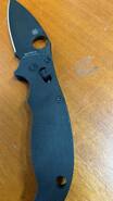 Spyderco Manix 2 G-10 Black Black Blade C101GPBBK2 - KNIFESTOCK
