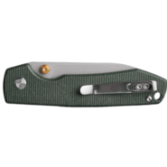 Vosteed Raccoon(Top Liner Lock) 14C28N Stonewash Green Micarta A2904 - KNIFESTOCK