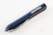MICROTECH Ultratech T/E Stonewash P/S LEO avec Noir/Bleu 123-11LEO - KNIFESTOCK