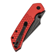 Tenable Knives Fenrir Blackwash Nitro V, Röd Anodiserad Aluminium + Fiskfjäll - KNIFESTOCK