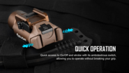 Olight OLB2-123A 1pack2 X CR123A(Included) Valkyrie Turbo(Desert Tan) - KNIFESTOCK