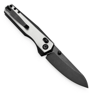 TENABLE KNIVES Beaver Blackwash Nitro-V 0.125&#039;&#039;/3.2mm Ivory White and Black G10 T1105V2 - KNIFESTOCK