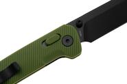 QPS Penguin Glyde 14C28N, nero, Manico: OD verde FRN QS130GL-B2 - KNIFESTOCK