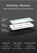 XINZUO glass whetstone set 3000#/10000# carton box XZ-BL-MDS-3/10 - KNIFESTOCK