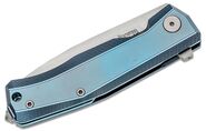 Lionsteel Myto Folding knife M390 blade, BLUE Titanium handle MT01 BL - KNIFESTOCK