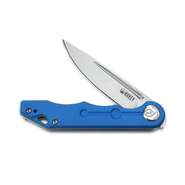 KUBEY Mizo Liner Lock Front Flipper Vouwmes Blauw G10 Handvat KU2101B - KNIFESTOCK