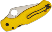 Spyderco Para 3 Salt Yellow Lightweight CPM MagnaCut Reveal 14 C223PYL - KNIFESTOCK