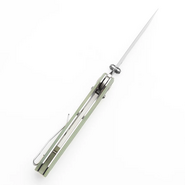TENABLE KNIVES Beaver Stonewashed Nitro-V 0.125&#039;&#039;/3.2mm Jade G10 T1105V4 - KNIFESTOCK