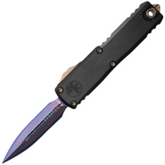Microtech UTX-85 GEN III – DOUBLE EDGE MARFIONE SELECT BLUED BAKER FORGE DAMASCUS 1232-16MS2 - KNIFESTOCK