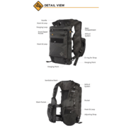 Magforce IMBS 16&quot; Stealth Hiker Backpack - 500D Black #A7115B - KNIFESTOCK
