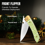 Kizer Mini MoMo S45VN AL &amp; G10 -  Xmas edition - KNIFESTOCK