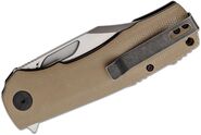 Petrified Fish PFP03 Victor Satin K110 khaki Micarta PFP03KMS - KNIFESTOCK