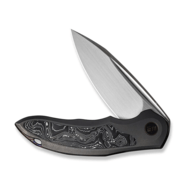 We Knife Makani Gray Titanium Handle With Aluminum Foil Carbon Fiber Inlay WE21048B-2 - KNIFESTOCK