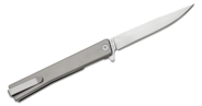 Ocaso Solstice Titanium + Satin / Straight 10CTS - KNIFESTOCK