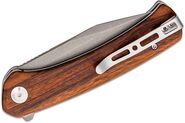 SENCUT Snap Cuibourtia Trä/Grå Stonewashed 9Cr18MoV SA05D - KNIFESTOCK